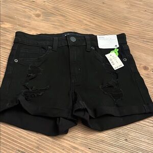 Aeropostale High Rise MIDI Jean Shorts